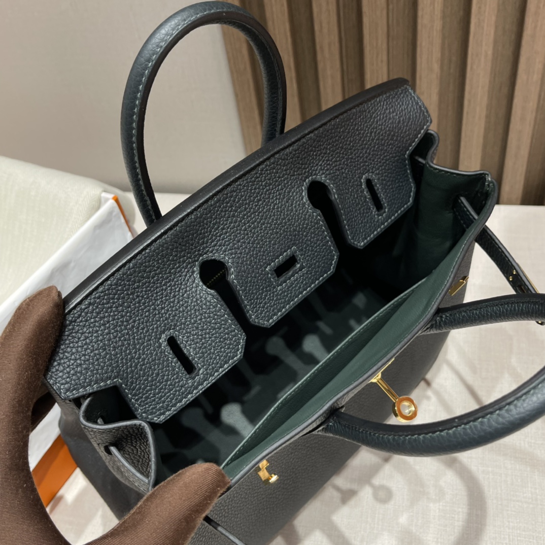 에르메스 버킨백25 사이프러스 그린 금장 토고가죽